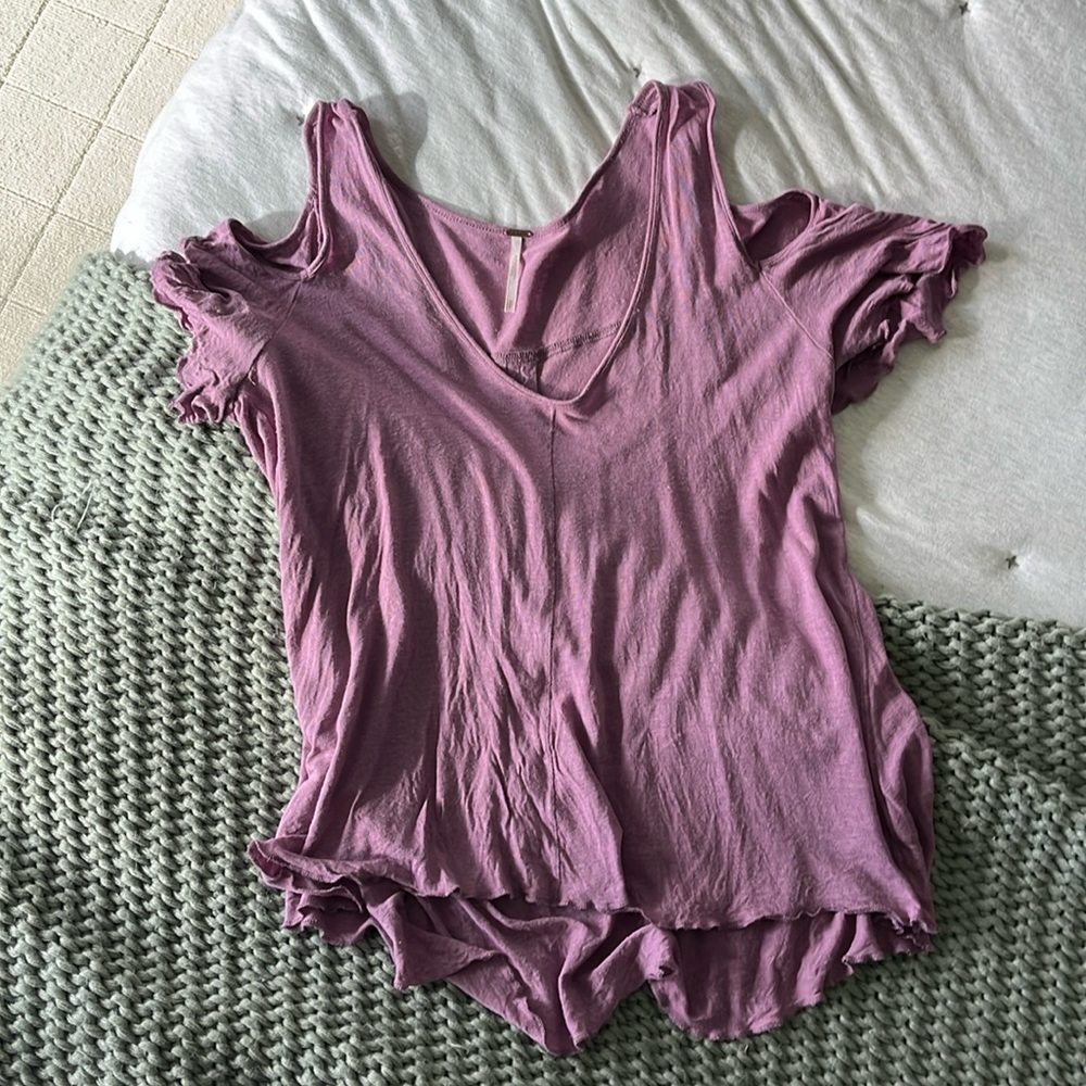 Free People Cold Shoulder Top
